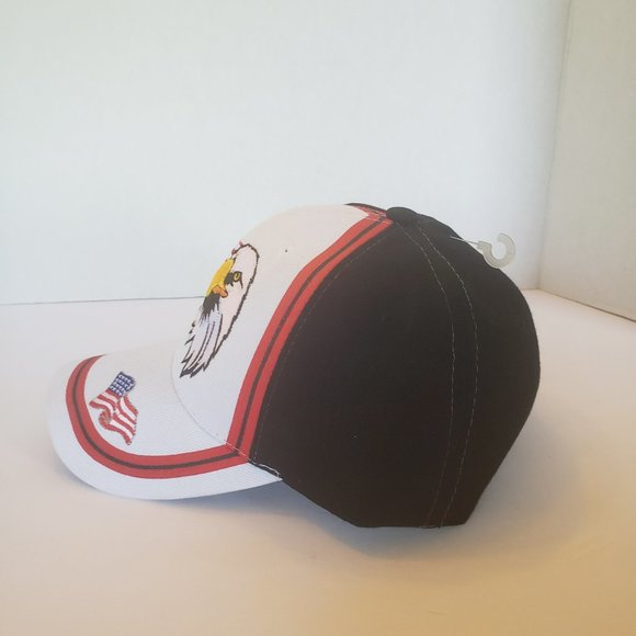 USA Patriotic Eagle US Flag Adjustable Cap Hat NWT - Picture 2 of 7